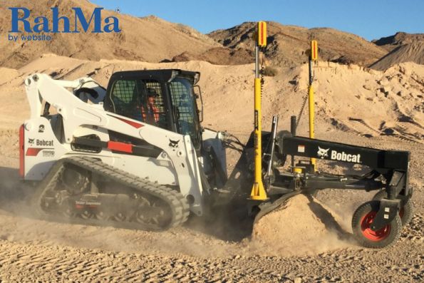 نصب گریدر Trimble برروی ماشین آلات کوچک بابکت