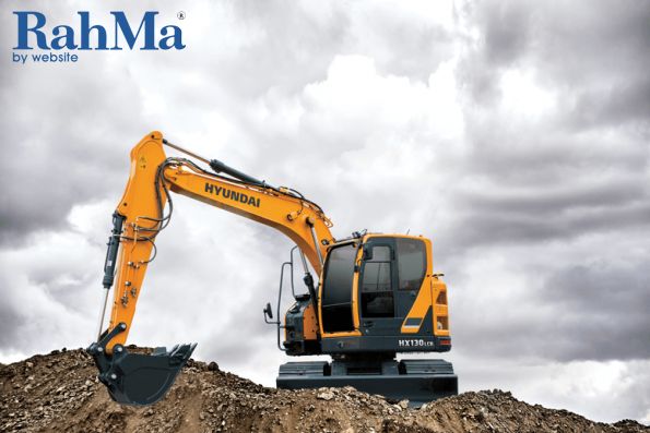 بیل مکانیکی چرخ زنجیری هیوندای مدل HX130 LCR