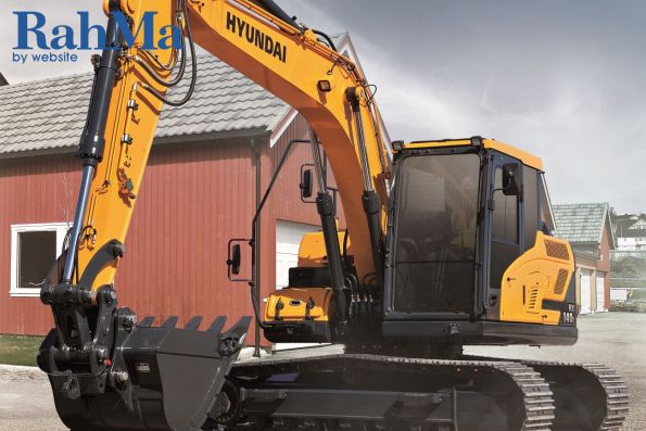 بیل مکانیکی چرخ زنجیری هیوندای مدل HX140 L