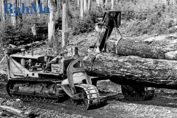 کاترپیلار RD8 در بریتیش کلمبیا