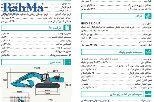بیل مکانیکی SK500HDLC-8
