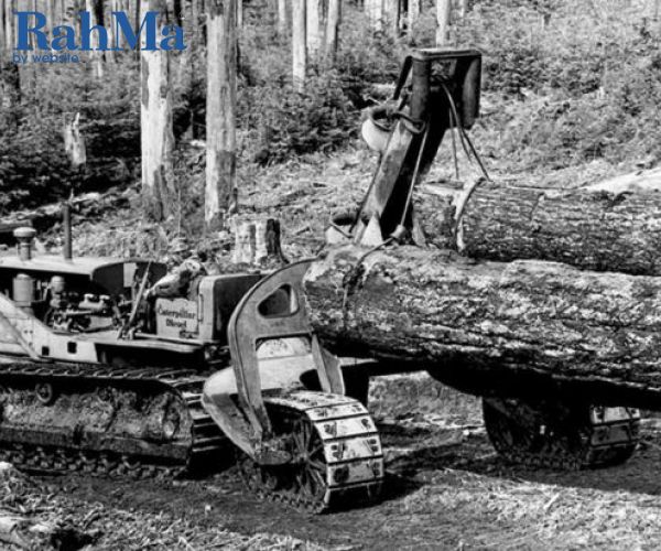 کاترپیلار RD8 در بریتیش کلمبیا