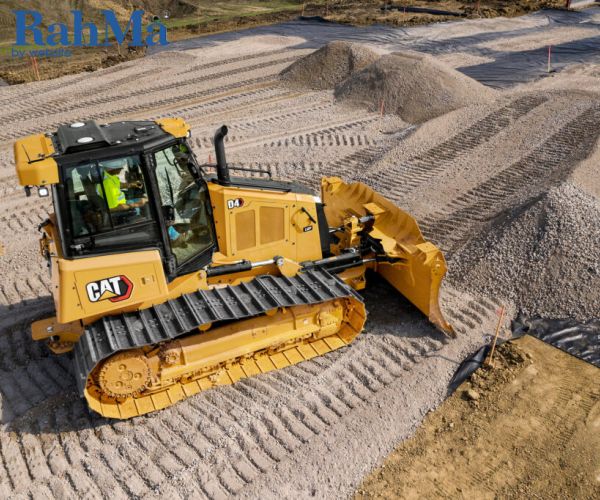 خطوط دید بهبود یافته و فناوری آسان در بلدوزر جدید کاترپیلار مدل D4