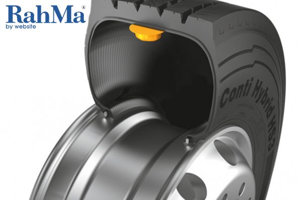 ContiConnect automatically displays truck tire pressure