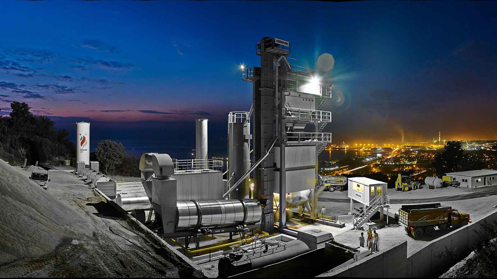 کارخانه آسفالت ABA 100-340 UNIBATCH