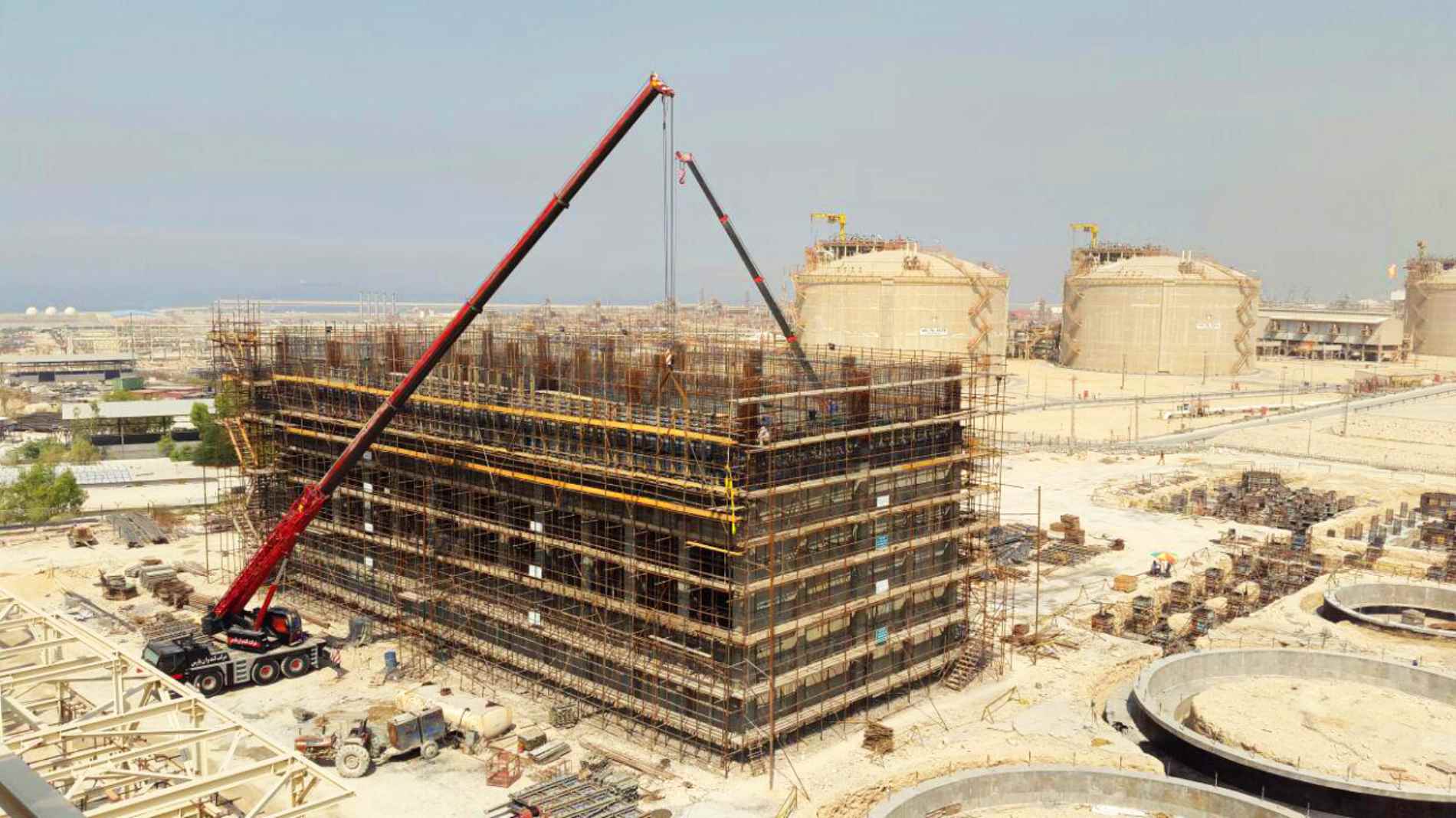  سیویل و سازه بتنی برج های خنک کننده سایت 3 پتروشیمی بوشهر