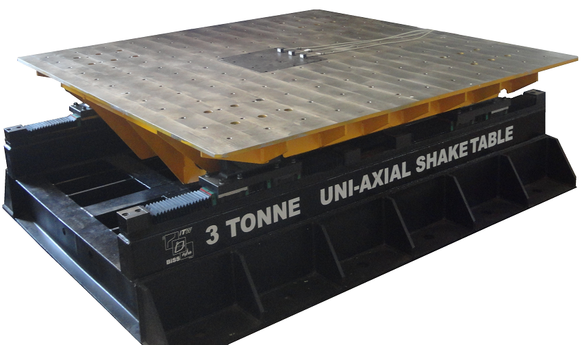 میز لرزه تک محوره