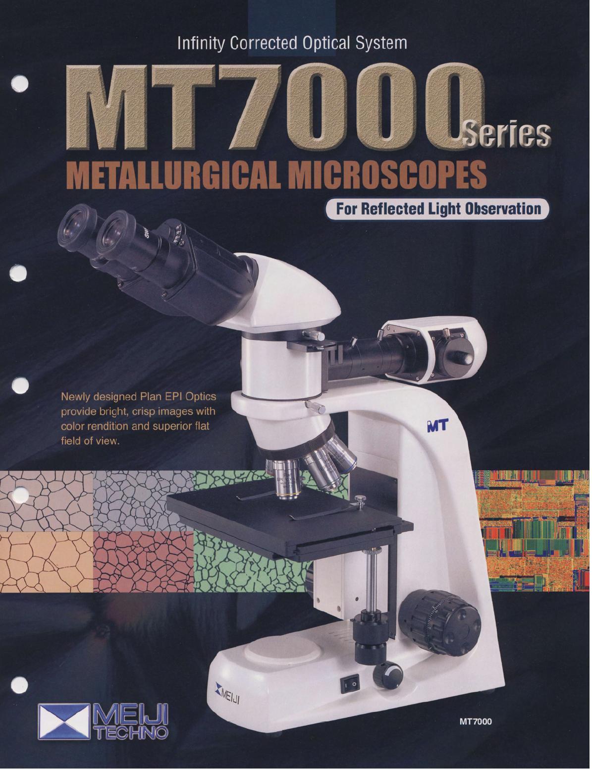 میکروسکوپ متالوگرافی انعکاسی سری MT7000