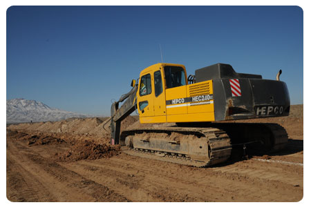 بیل هیدرولیکی HEC240 LC