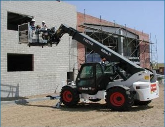 بالابر تلسکوپی BOBCAT مدل T40170 باارتفاع بالابری 17.5 متر